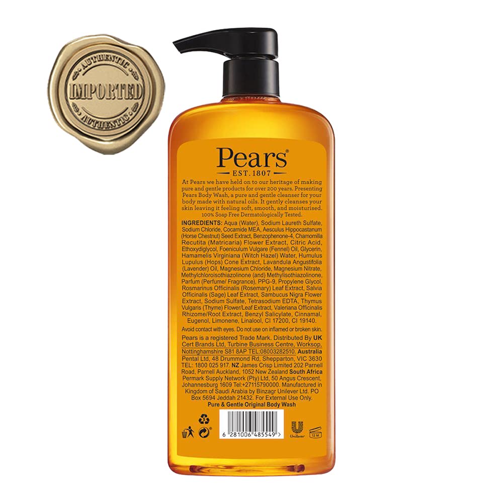 Pears lemon flower extract swatch—mild, uplifting fragrance.