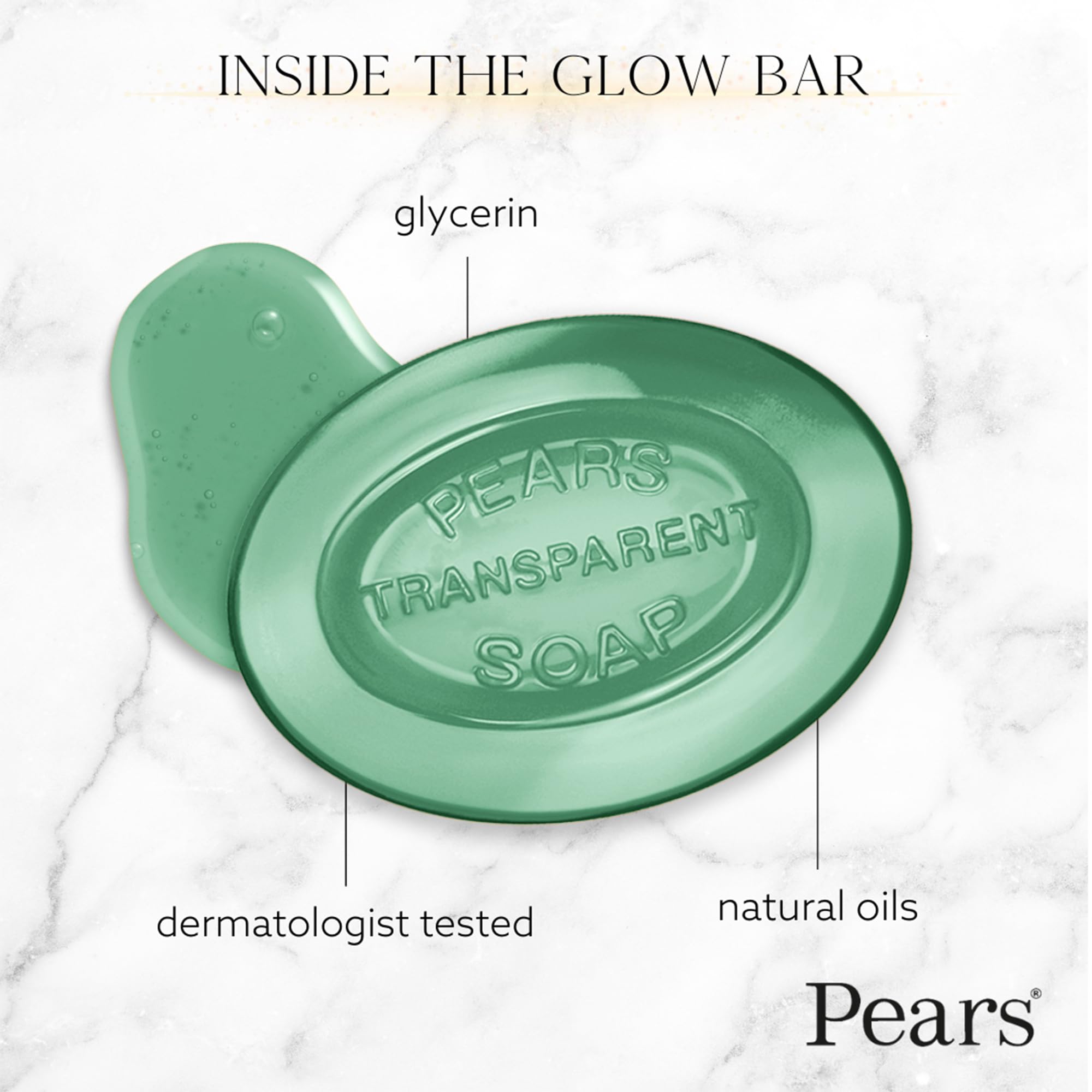 Pears five-pack display highlights convenient, value-packed soap option.