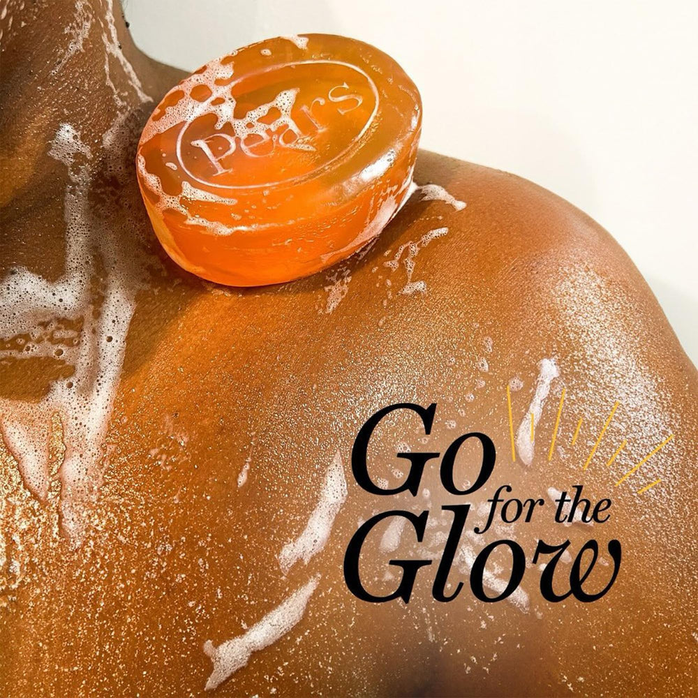 Pears Soap green lemon bar lather with uplifting aroma