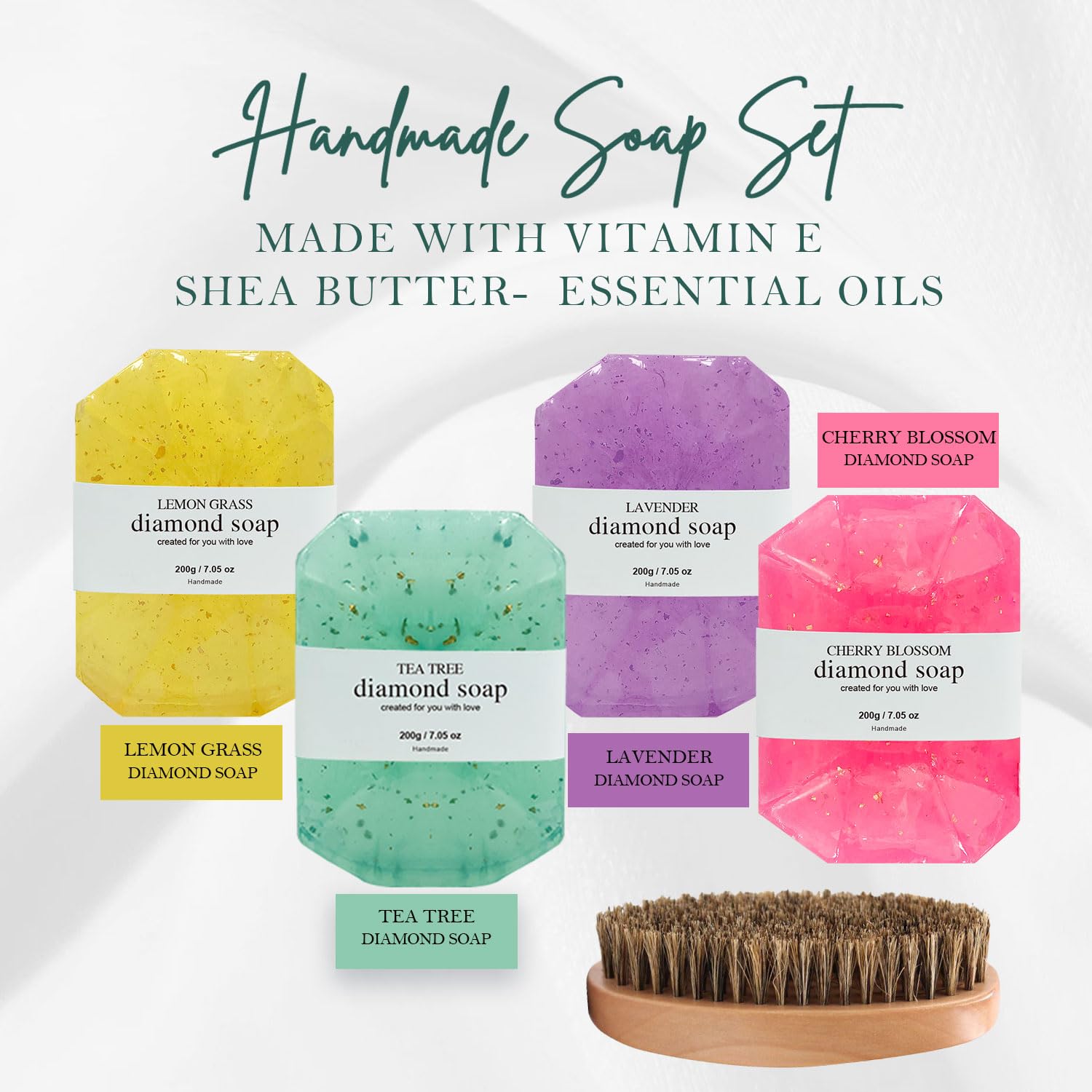 PEARLWORLD tea tree scented soap for a refreshing cleanse