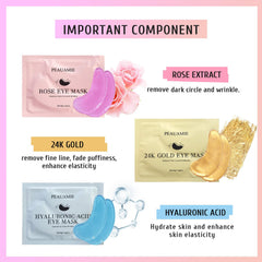 Peauamie hyaluronic acid eye mask delivering deep hydration
