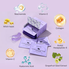 PEAUAMIE patches on skin during a self-care session for soothing results.