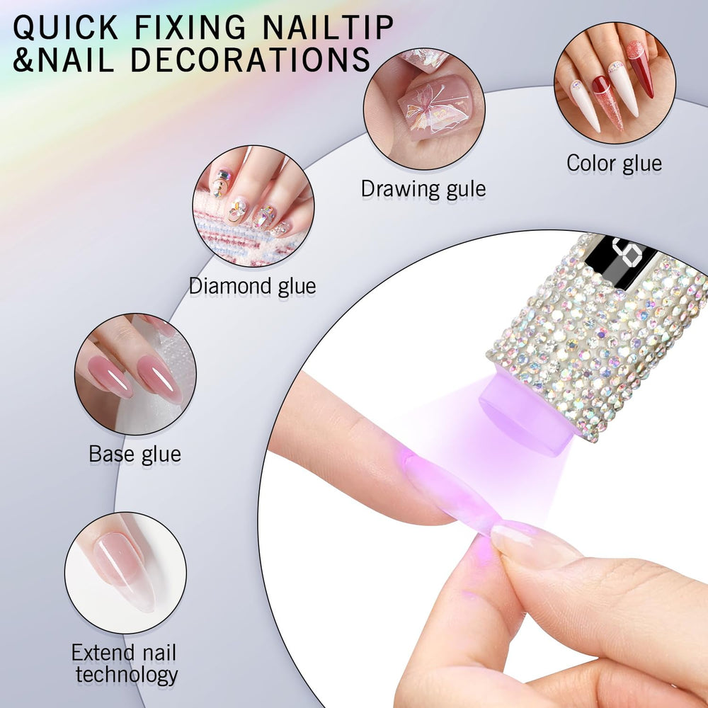 Peccera fast cure UV lamp delivers 45–60 second gel nail drying.