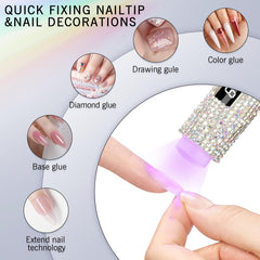 Peccera fast cure UV lamp delivers 45–60 second gel nail drying.
