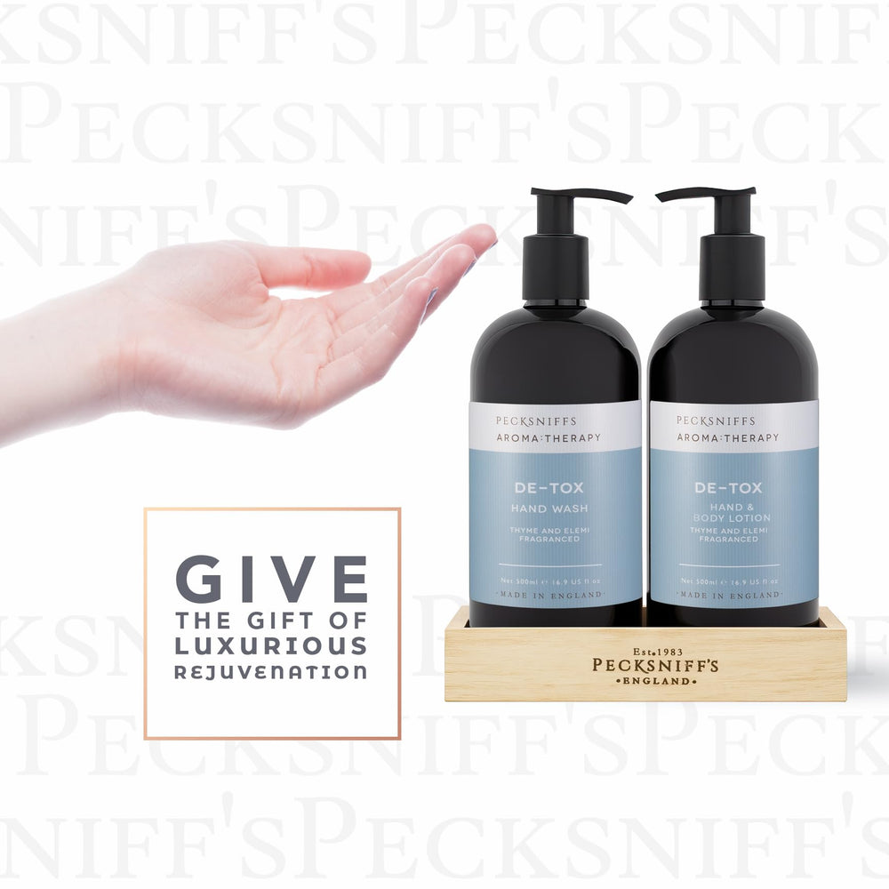 Close-up of fragrance notes for Pecksniff's Re-Charge blend