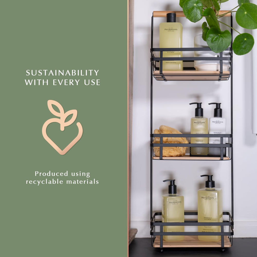 Pecksniff's cruelty-free logo on Shower Gel packaging highlighting ethics