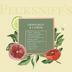 Pecksniff's Grapefruit & Citron Shower Gel lather in hand suggesting refreshing cleanse