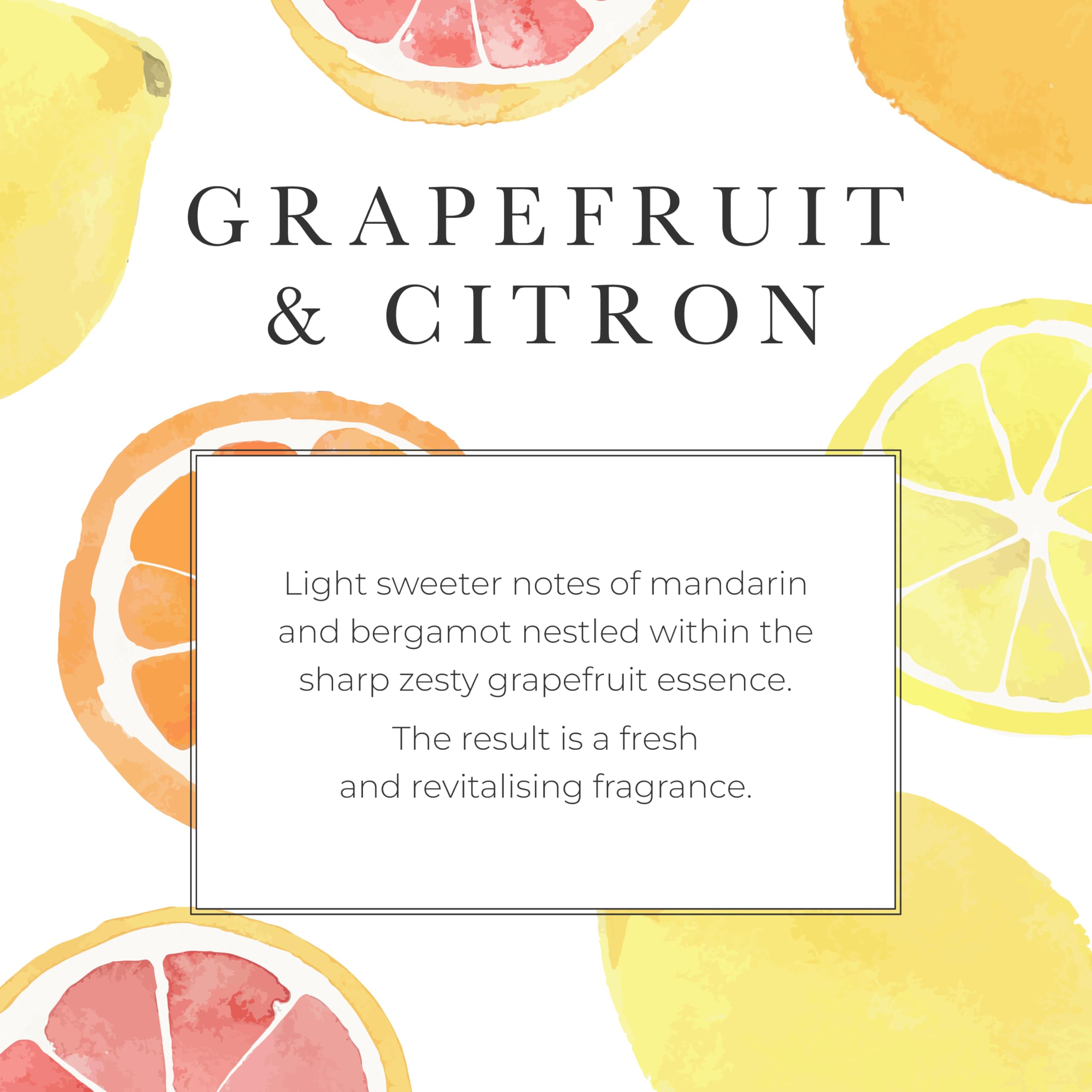 Pecksniff's Grapefruit & Citron wash pump offers easy dispensing.