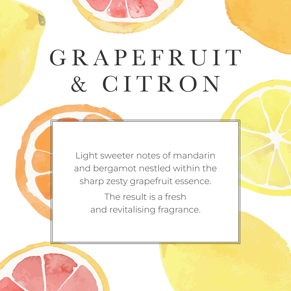 Pecksniff's Grapefruit & Citron wash pump offers easy dispensing.