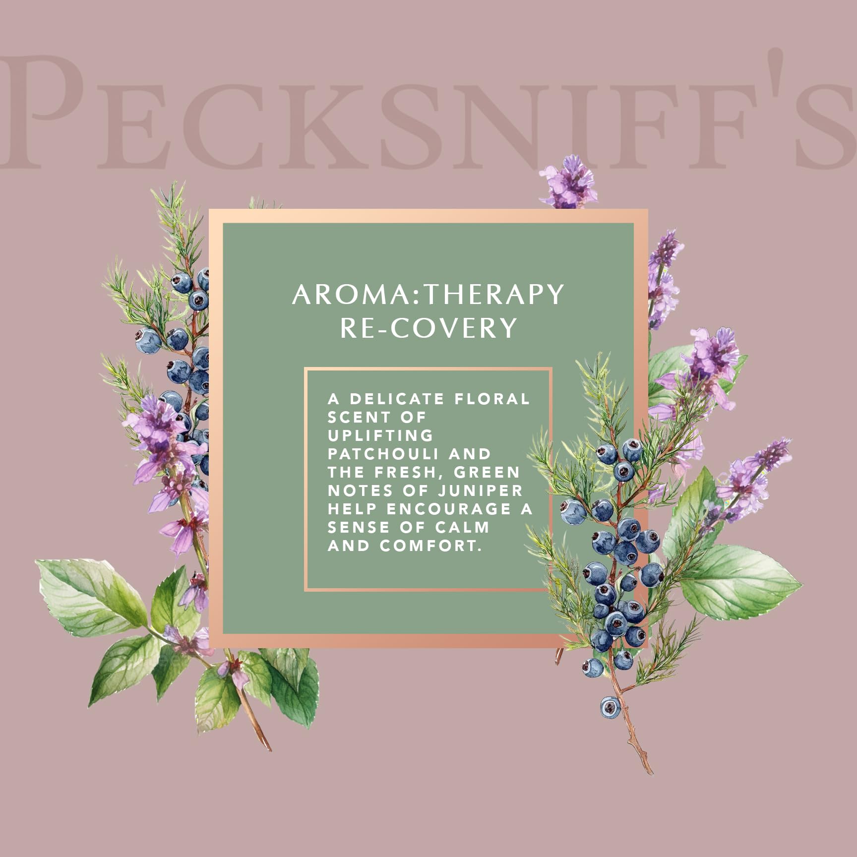 Close-up of Pecksniff's hand lotion label highlighting branding.