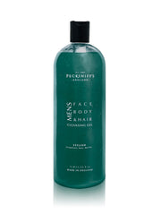 Pecksniff's Stylish 3-in-1 cleansing gel bottle offers daily refreshment.