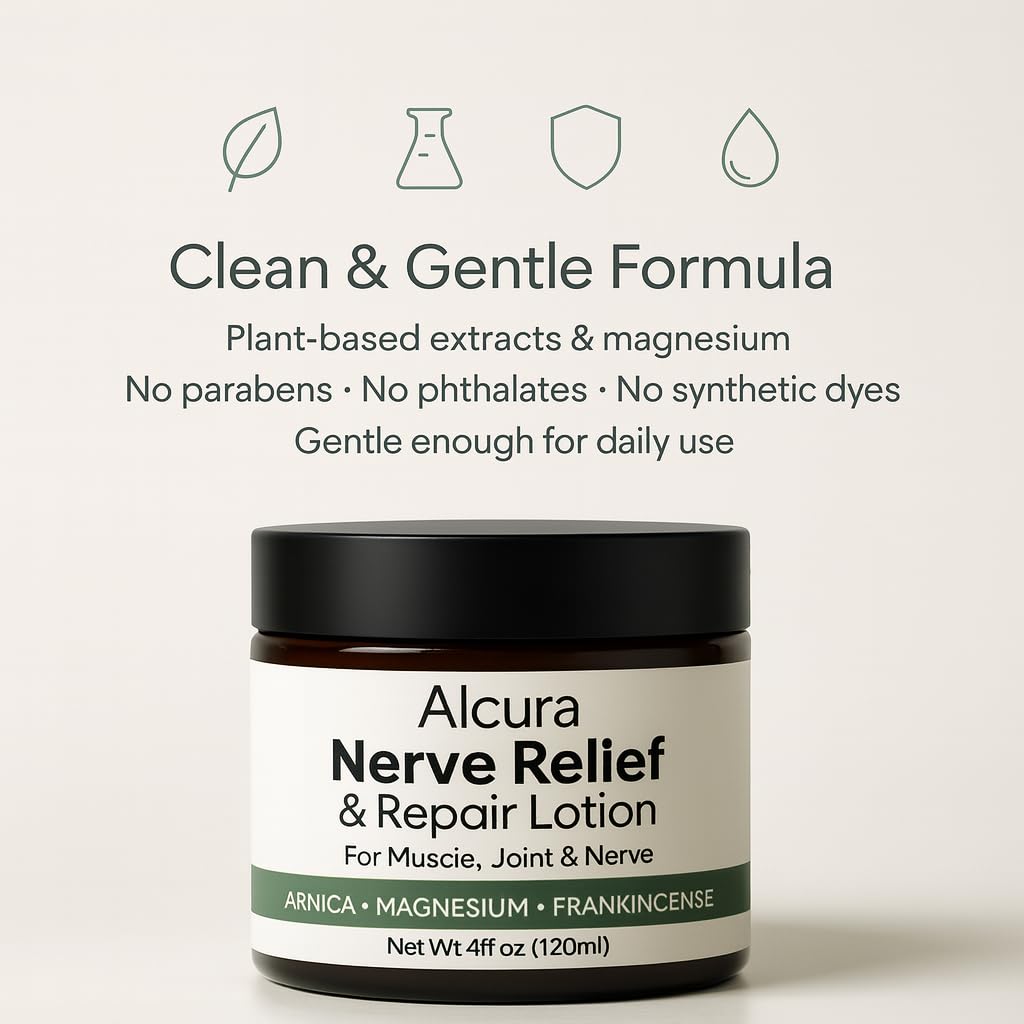 Four-ounce Peehss Alcura Nerve Cream packaging ready to squeeze.