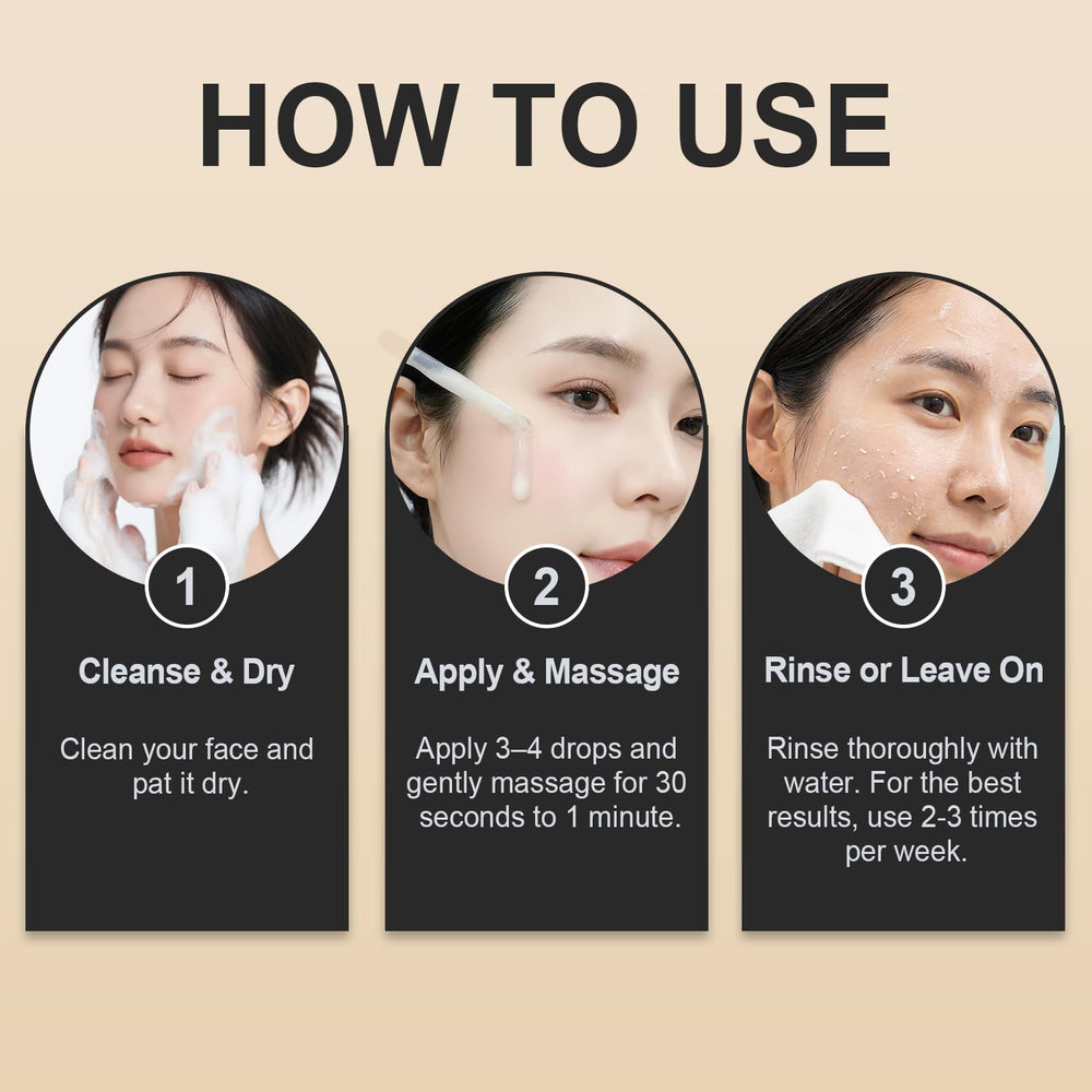 Peel Shot Glow Rice Ampoule Duo niacinamide visible, supports even tone and clarity.