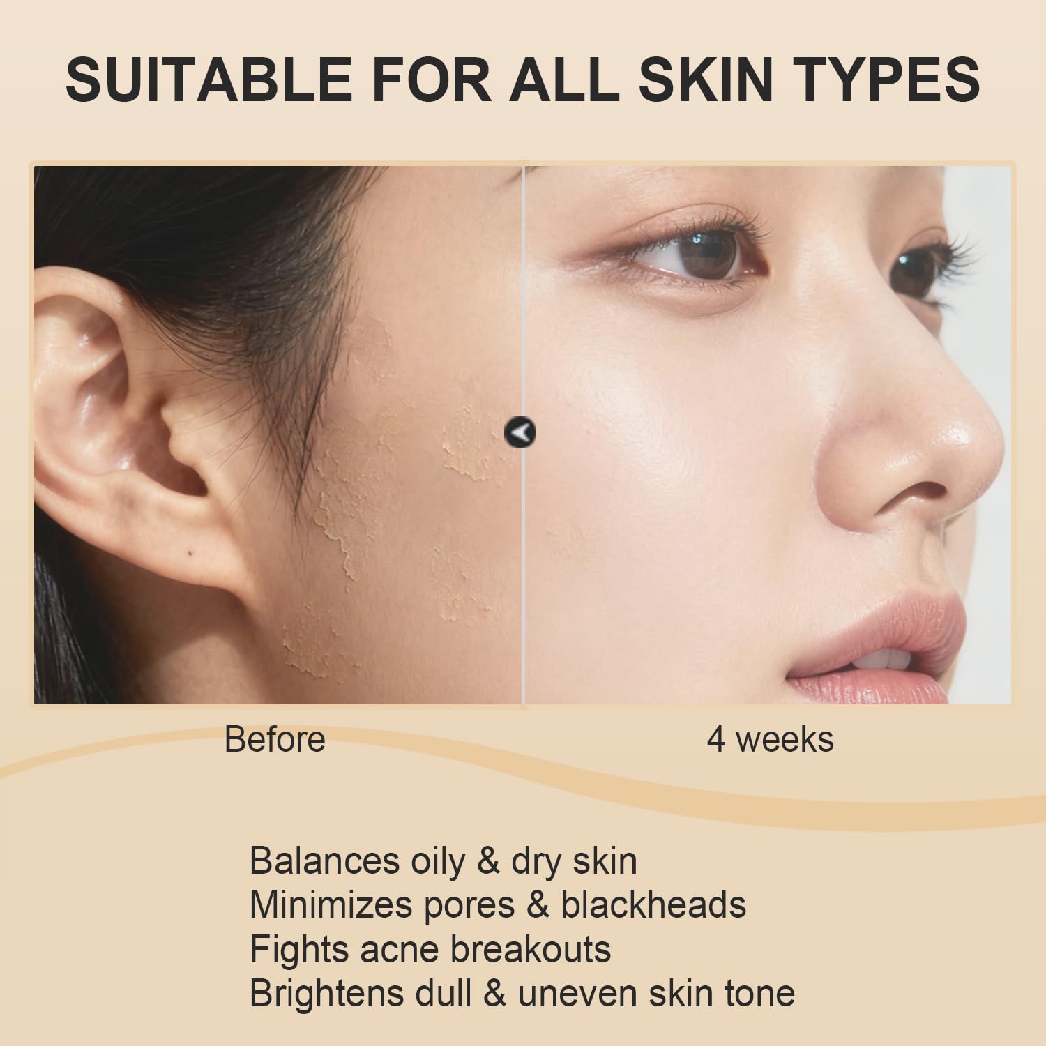 Peel Shot Glow Rice Ampoule Duo rice water extract visual suggests gentle nourishment.