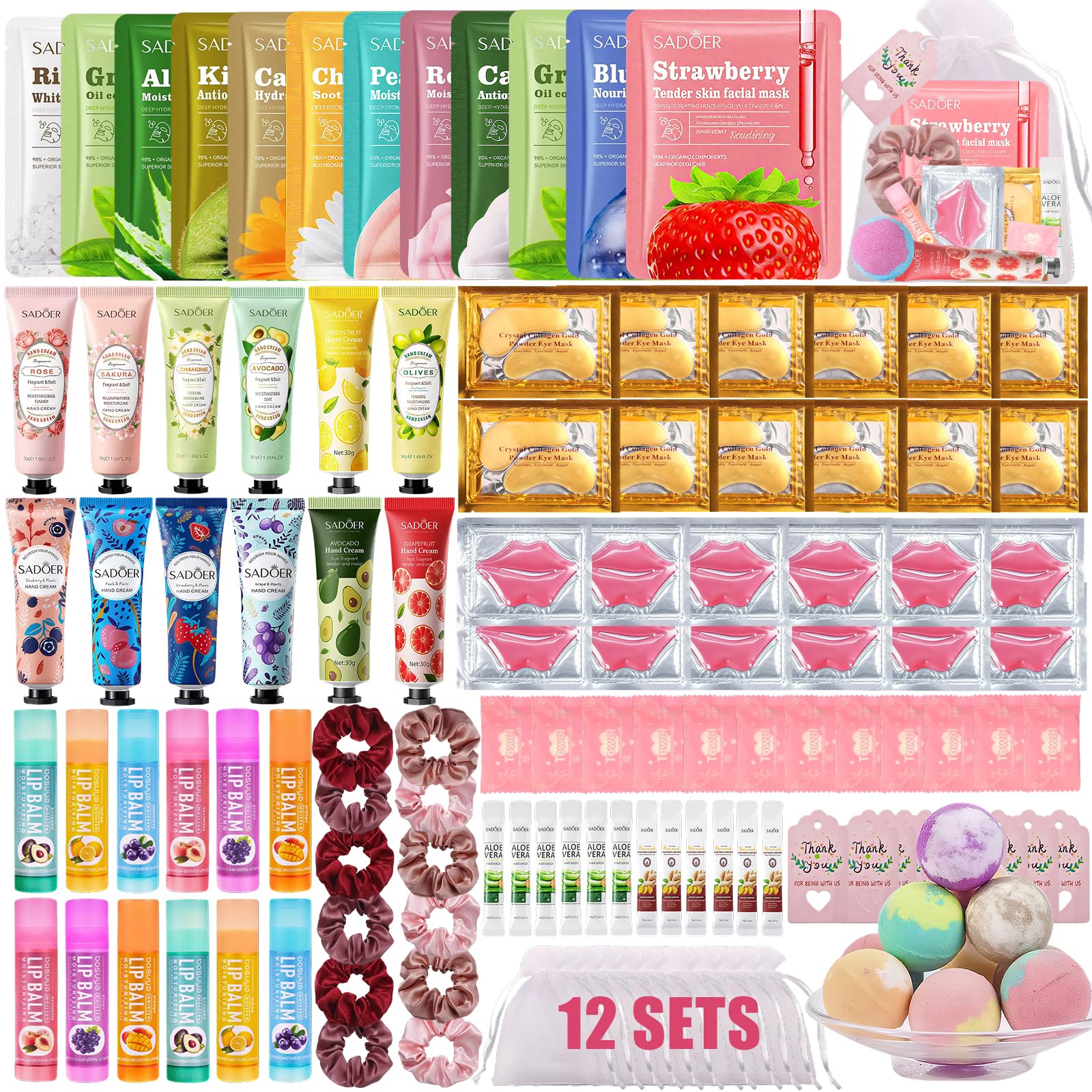 Peenice spa party kit face masks for a refreshing sleepover pamper session