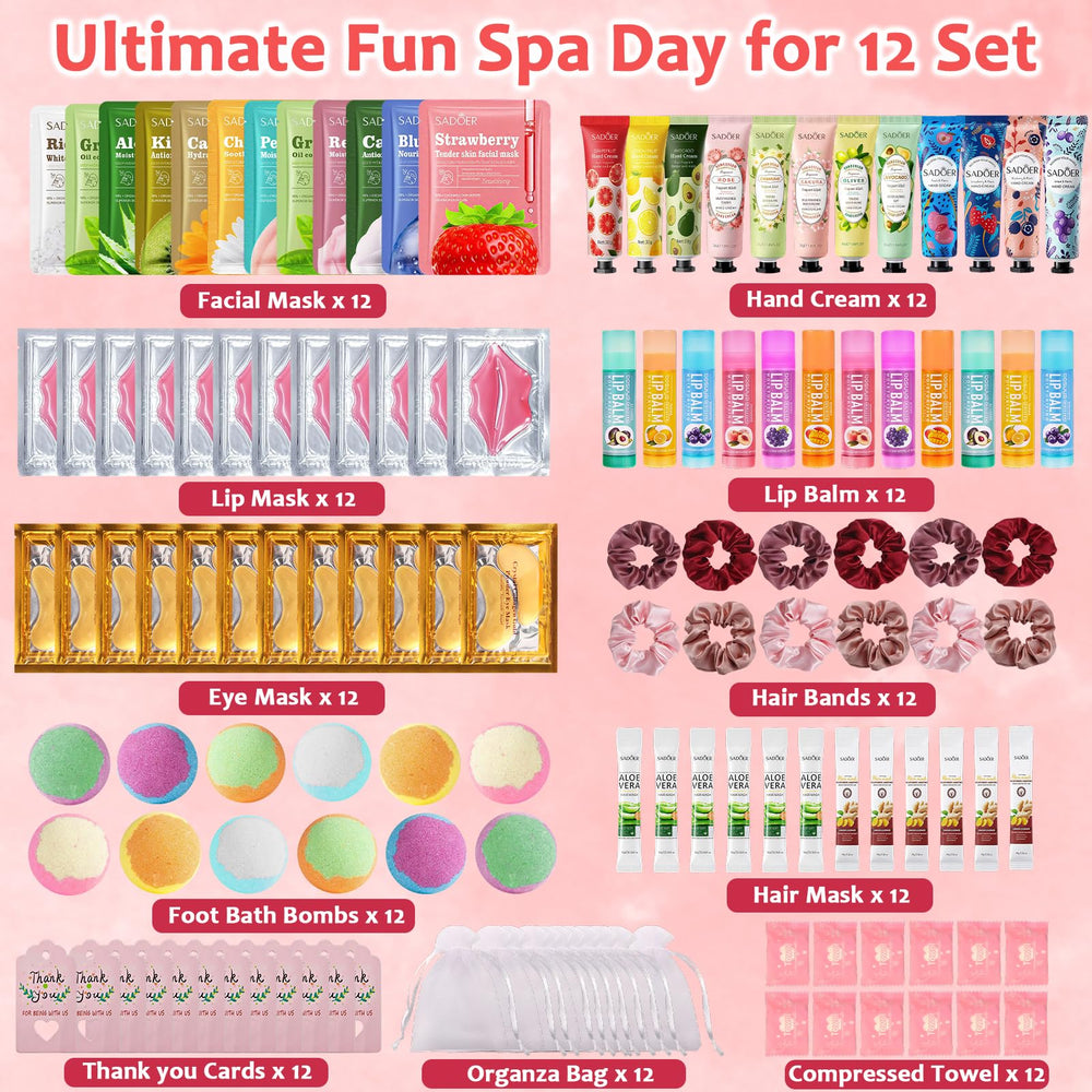 Peenice spa party kit lip masks ready for pampering at home