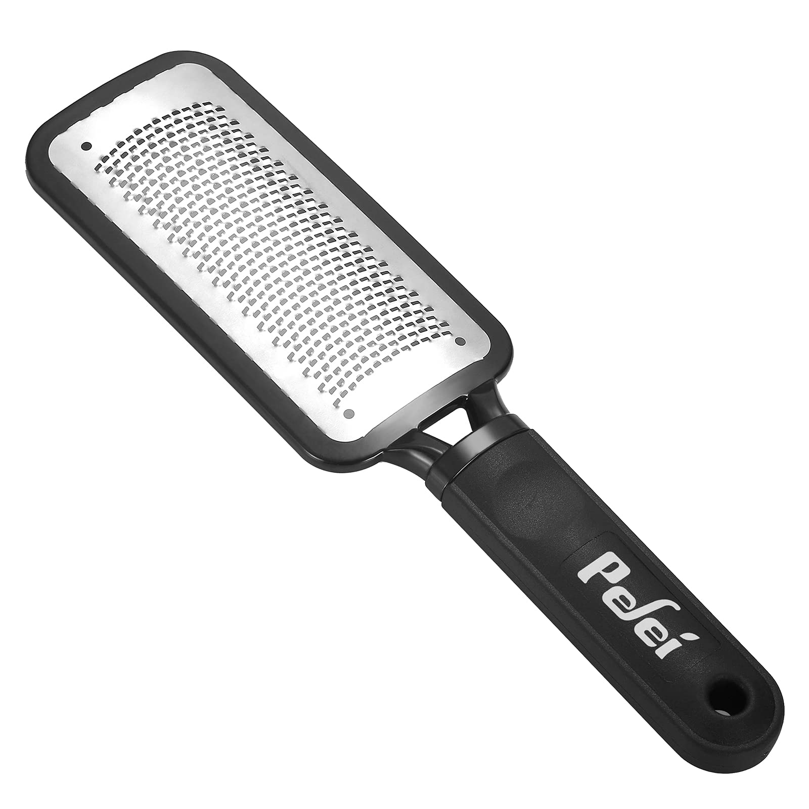 Pefei Colossal Pedicure Rasp in use on wet feet for smoother skin