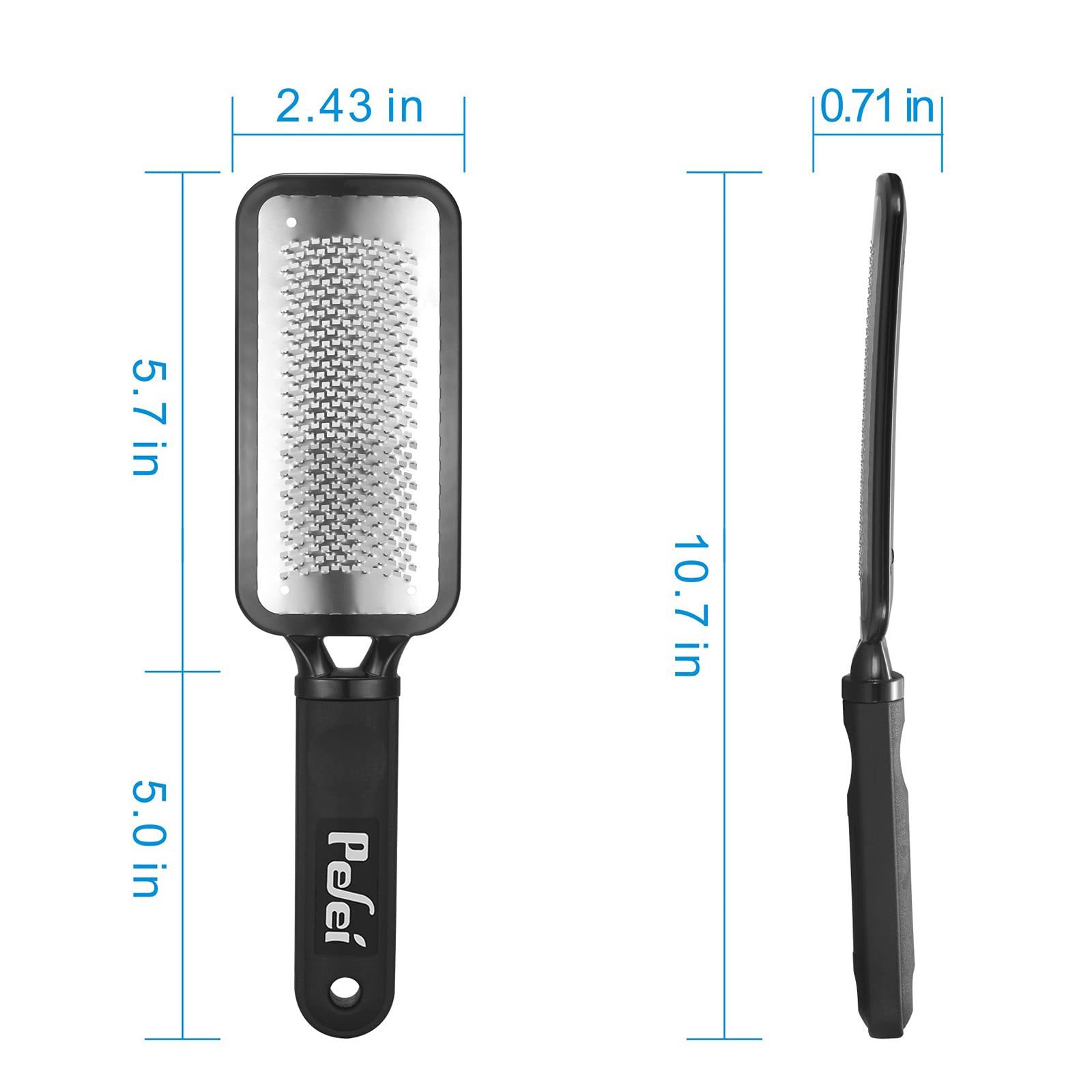 Pefei Colossal Pedicure Rasp hanging hole for storage and drying