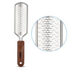Pefei professional pedicure foot file closeup in stainless steel for effective dead-skin removal.