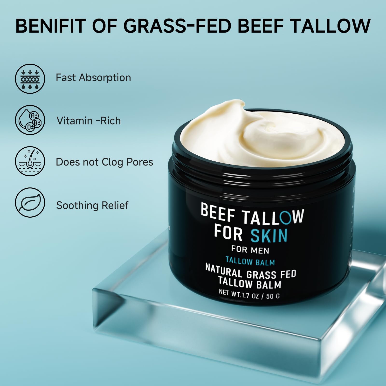 Pekinly Beef Tallow Hand Care supports dry fingertips with quick absorption.