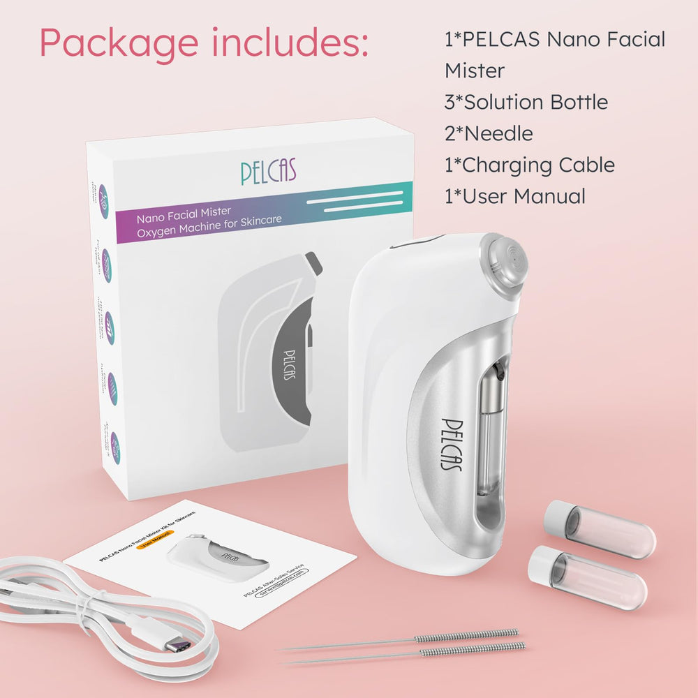 PELCAS Nano Facial Mister user manual guides safe setup and operation.
