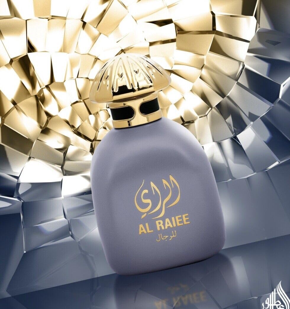 Pendora Fragrance World Al Raiee Lil Rijal EDP cap highlighted by premium detailing