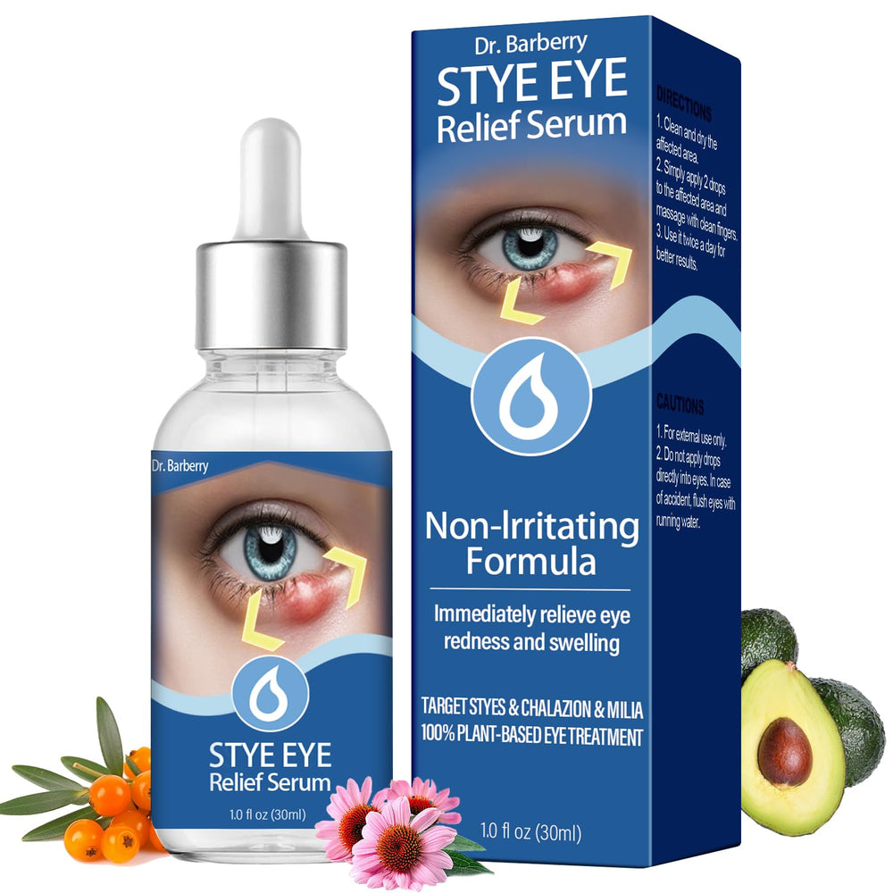 Penntr Stye Eye Drops bottle shows targeted care for stye and chalazion symptoms.