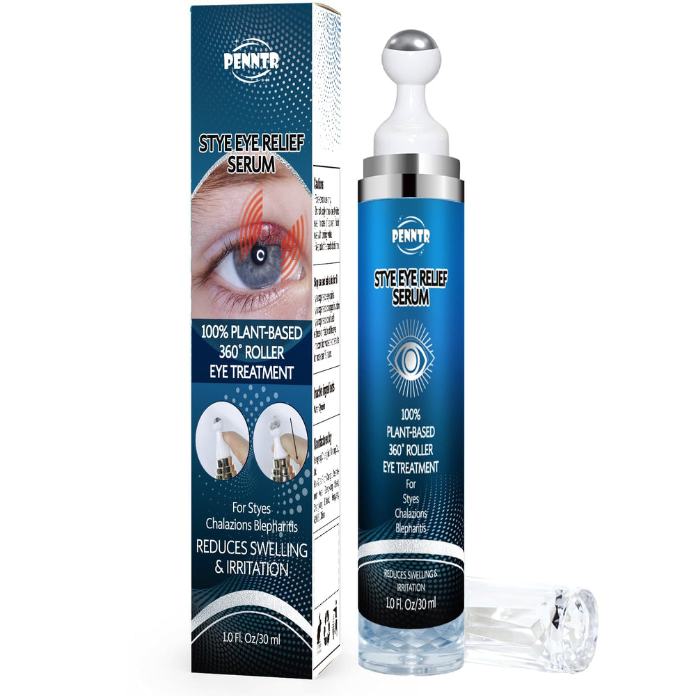 PENNTR Stye Eye Treatment bottle with 360° rollerball for eyelid care and cooling relief