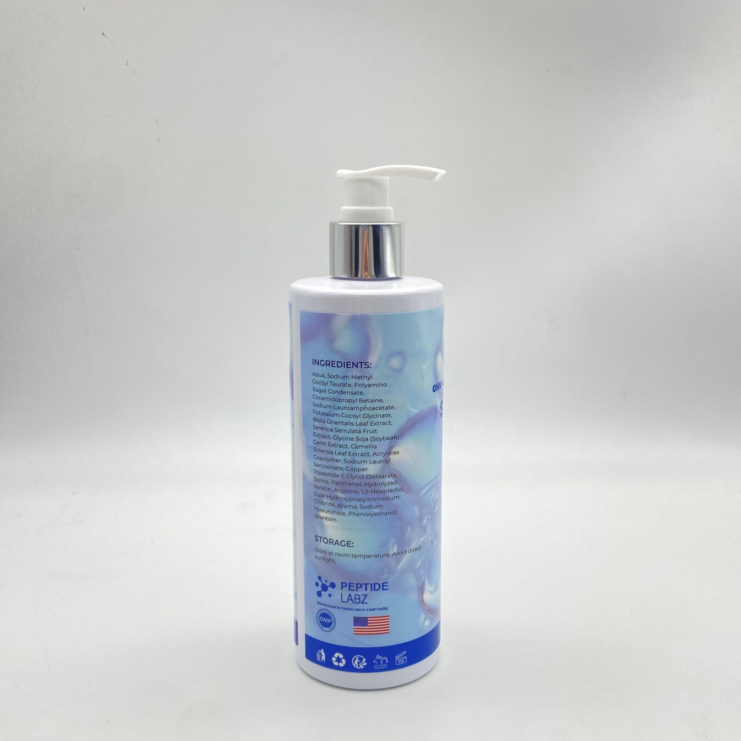 PeptideLabz Copper Peptide Shampoo antioxidant protection visual for environmental stress