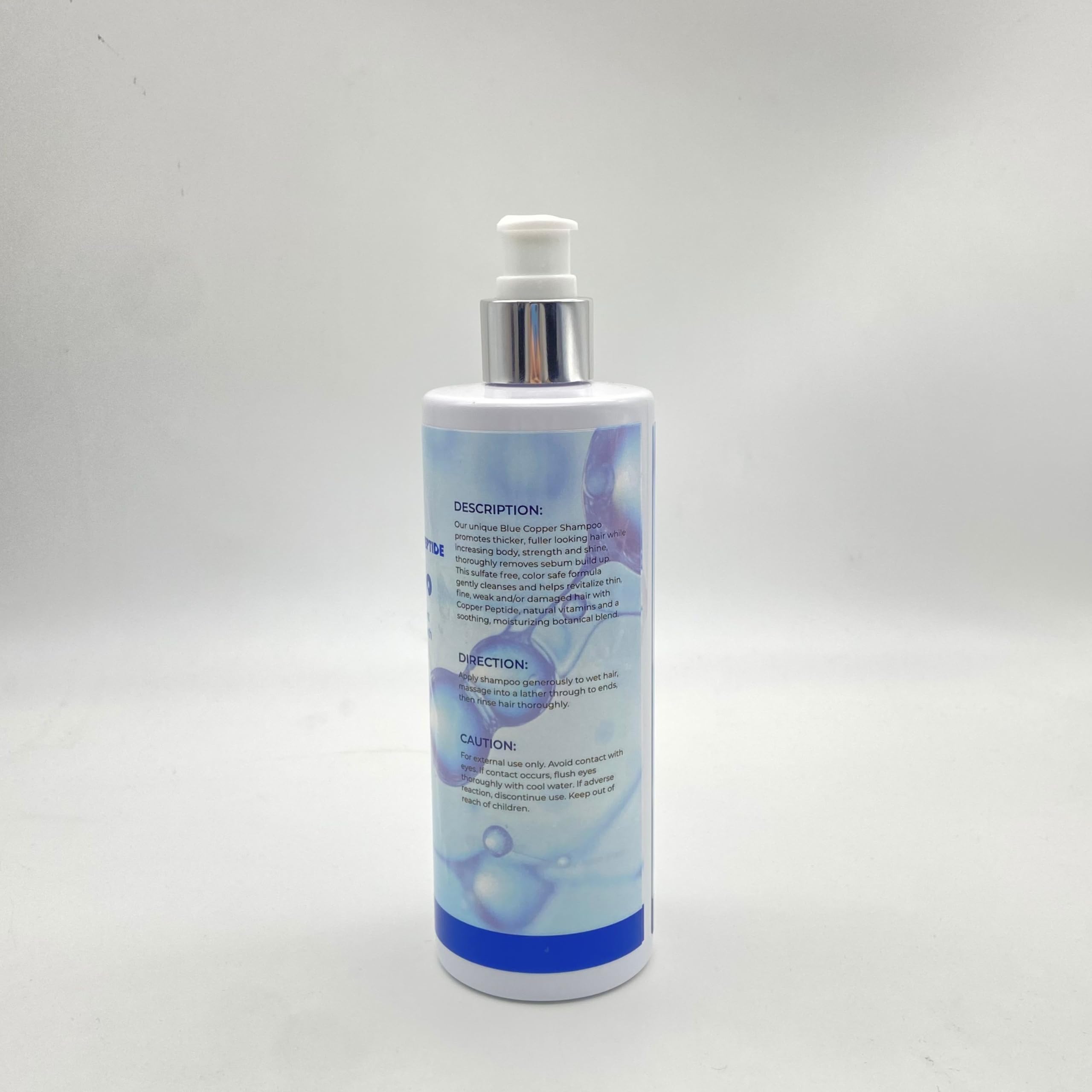 PeptideLabz Copper Peptide Shampoo color-treated hair care use case included