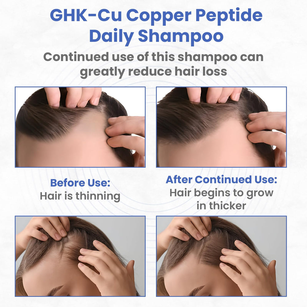 PeptideLabz Copper Peptide Shampoo lather action demonstrating cleansing and scalp nourishment
