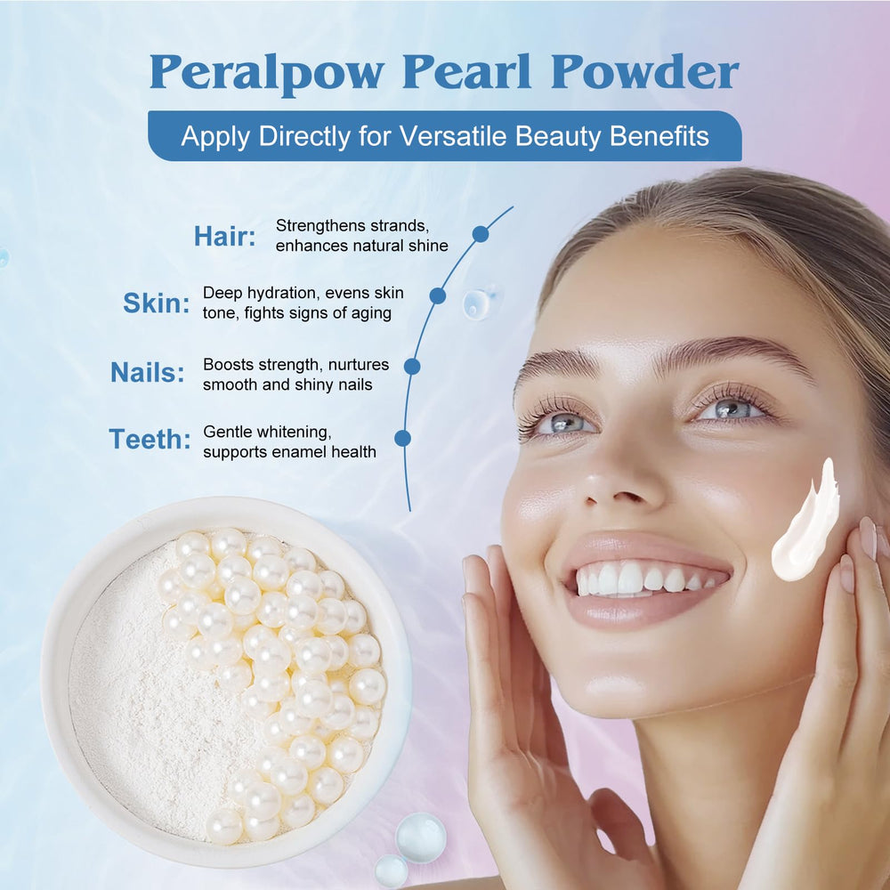 Peralpow skin-brightening routine aimed at even tone and natural glow.