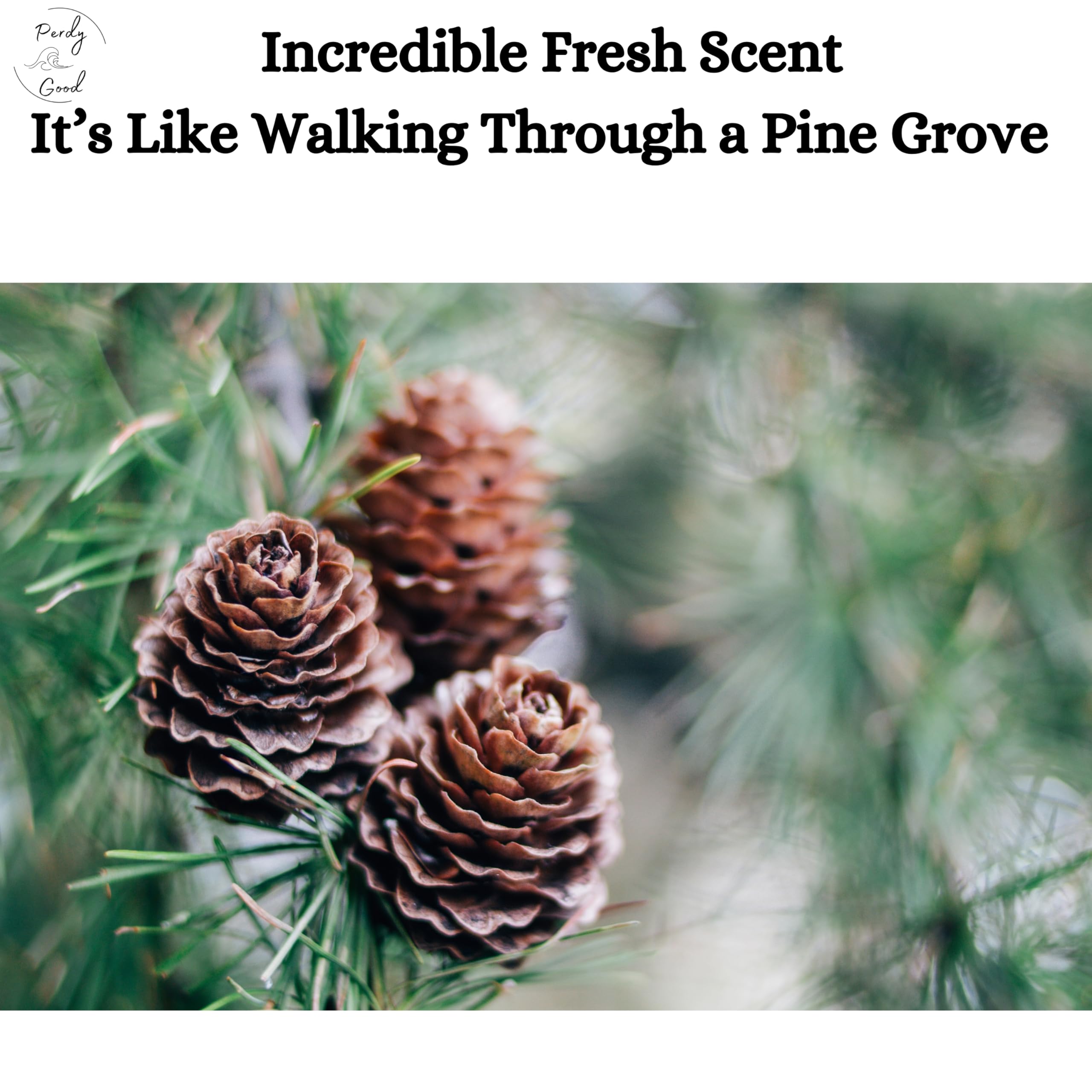 Perdy Good Lightfoot Pine Soap bar front label highlighting pine scent