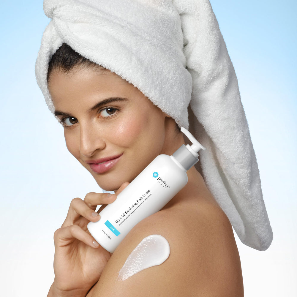 Close-up of Perfect Image Gly + Sal pump for easy application