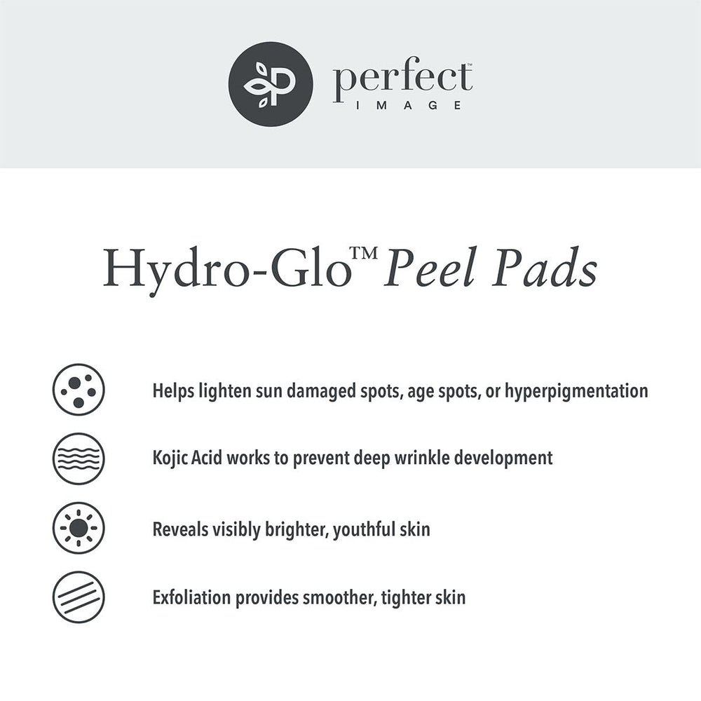 Perfect Image Hydro-Glo Peel Pad packshot with compact packaging and value