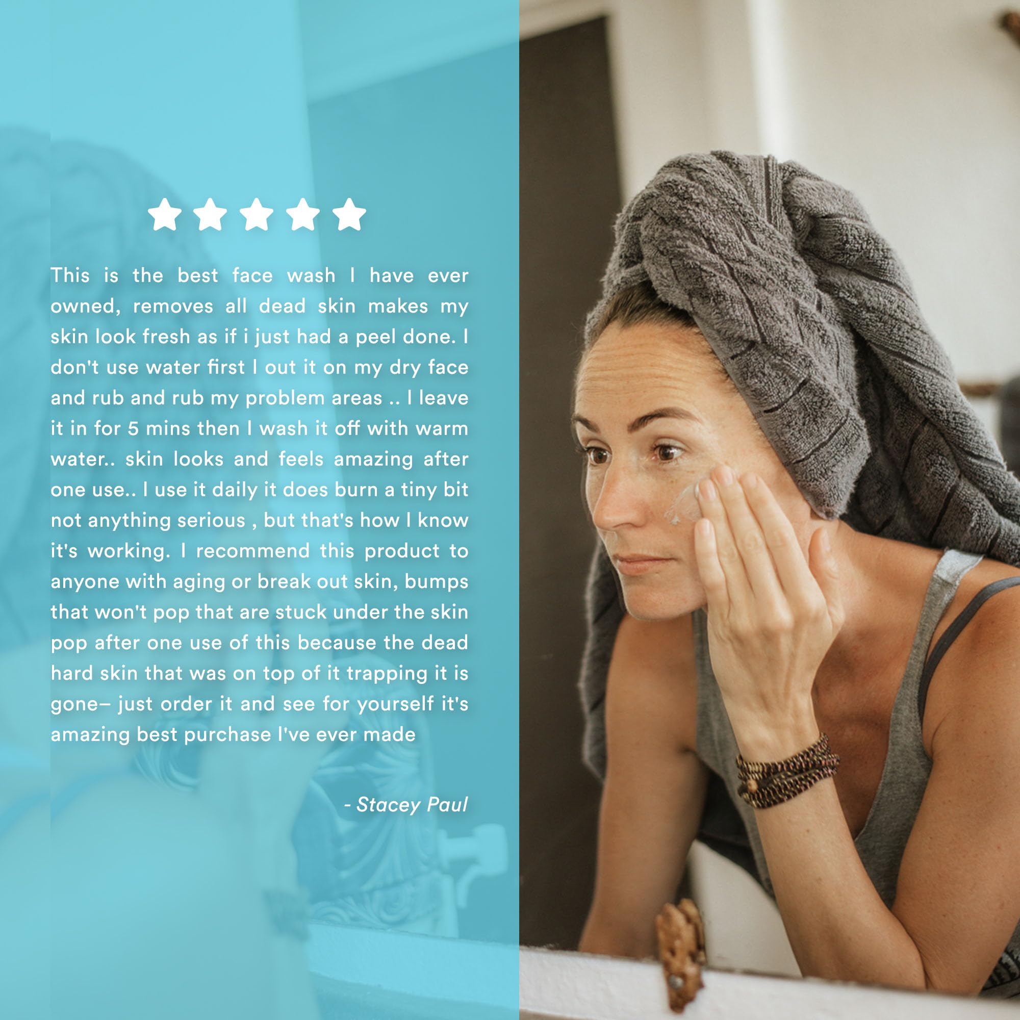 Perfect Image cleanser bottle with refreshing scent hint inviting comfortable skincare routine.