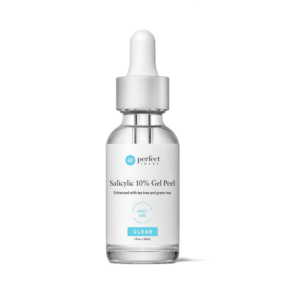 Perfect Image Salicylic 10% Gel Peel bottle for nightly cleansing and clearer pores.