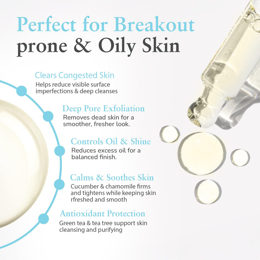 Perfect Image Salicylic Peel with Tea Tree and Green Tea nourishes skin.