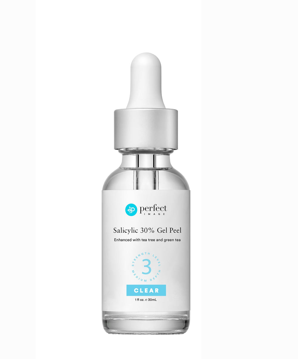 Perfect Image Salicylic Gel Peel gel texture close-up for gentle exfoliation.