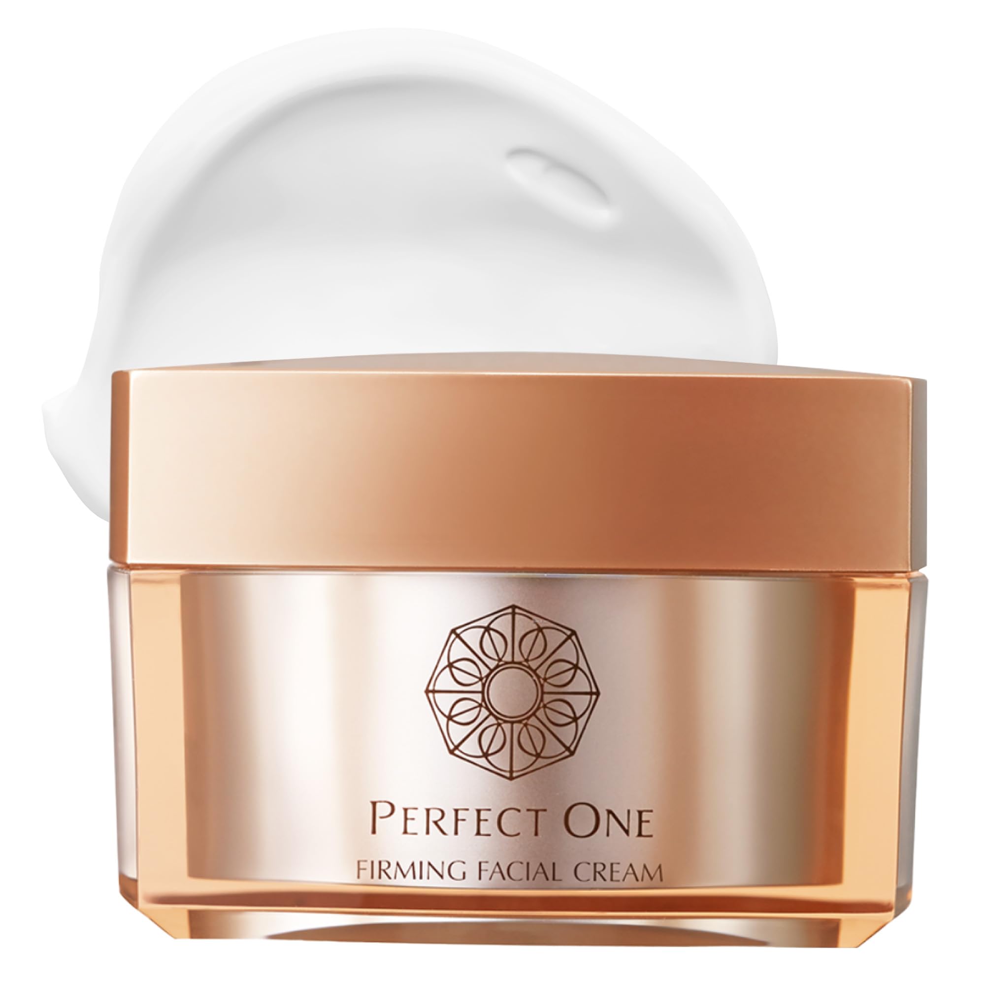 PERFECT ONE Firming Face Cream jar close-up, highlighting hydration and firmness.