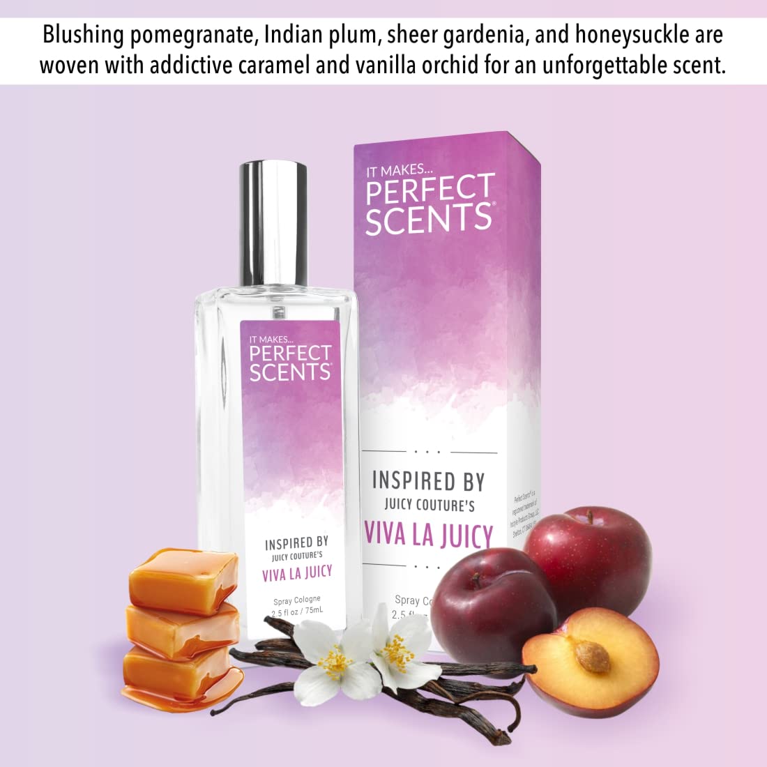 Caramel and vanilla orchid base create a warm, inviting foundation