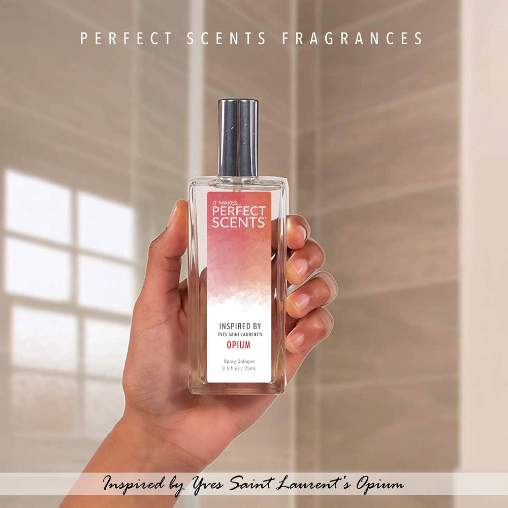 Perfect Scents Opium-inspired bottle captures black currant for sophistication.