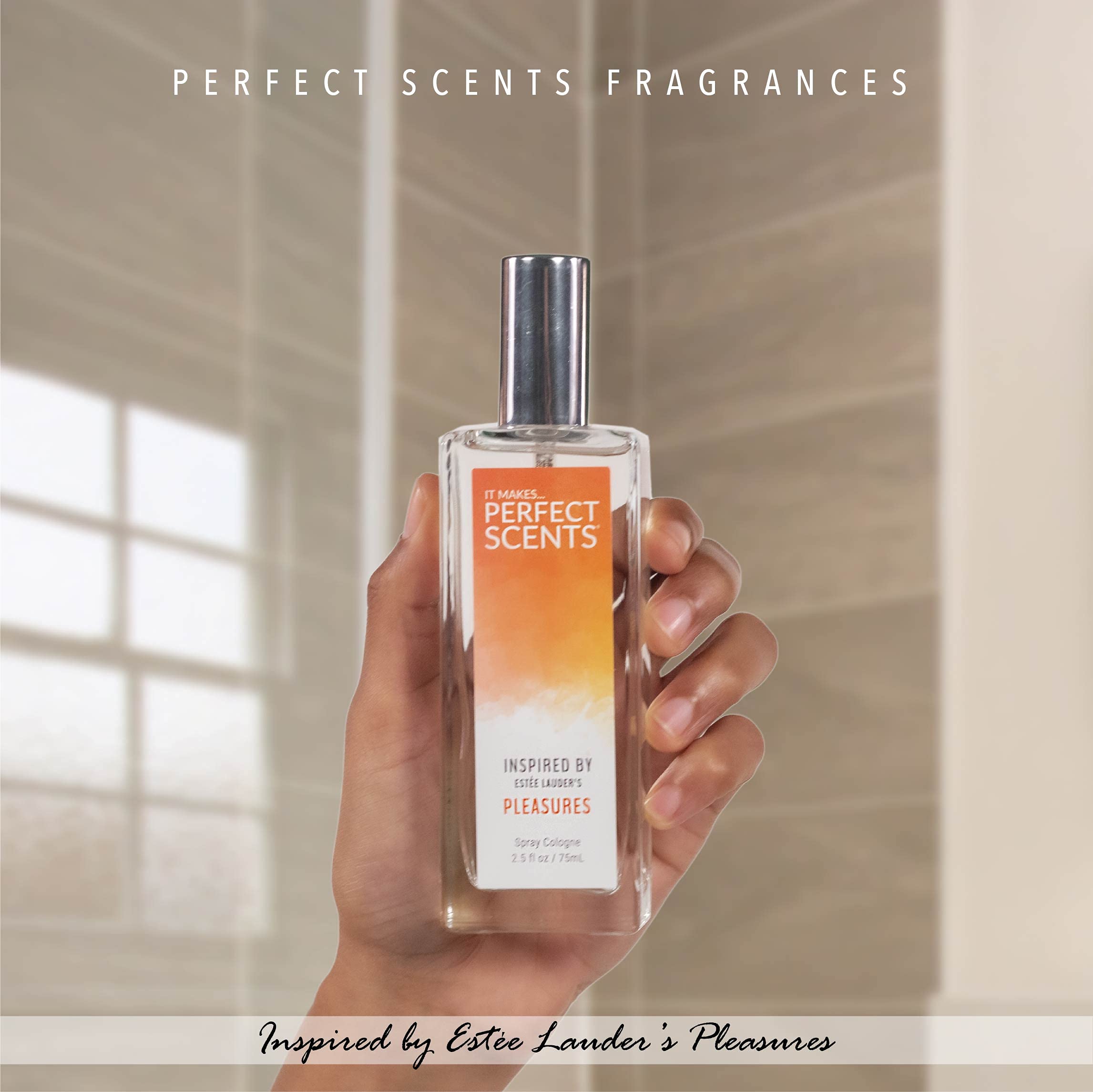Perfect Scents Pleasures-inspired ivory musk note adds a smooth base for longevity.