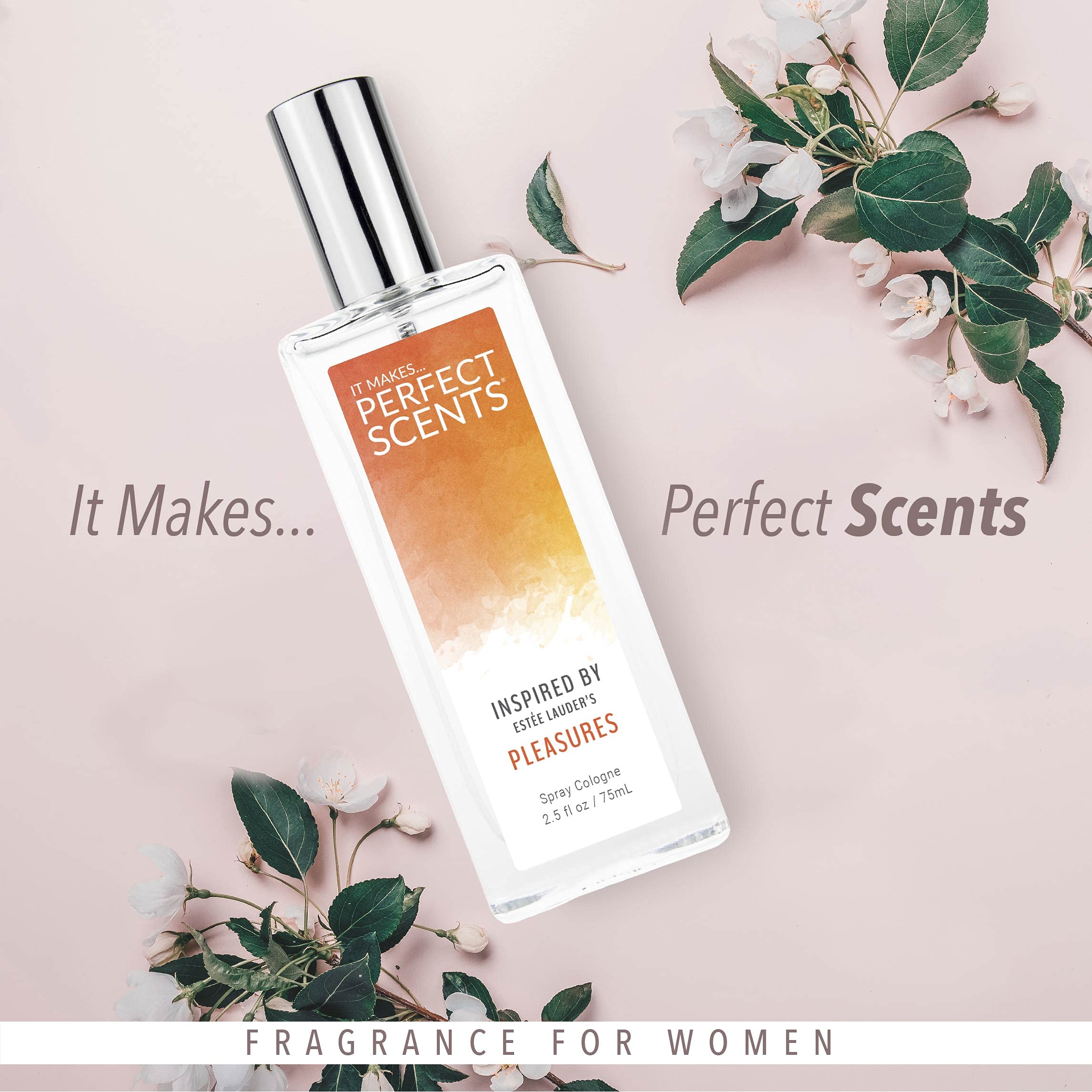 Perfect Scents Pleasures-inspired spray demonstrates easy application for special occasions.