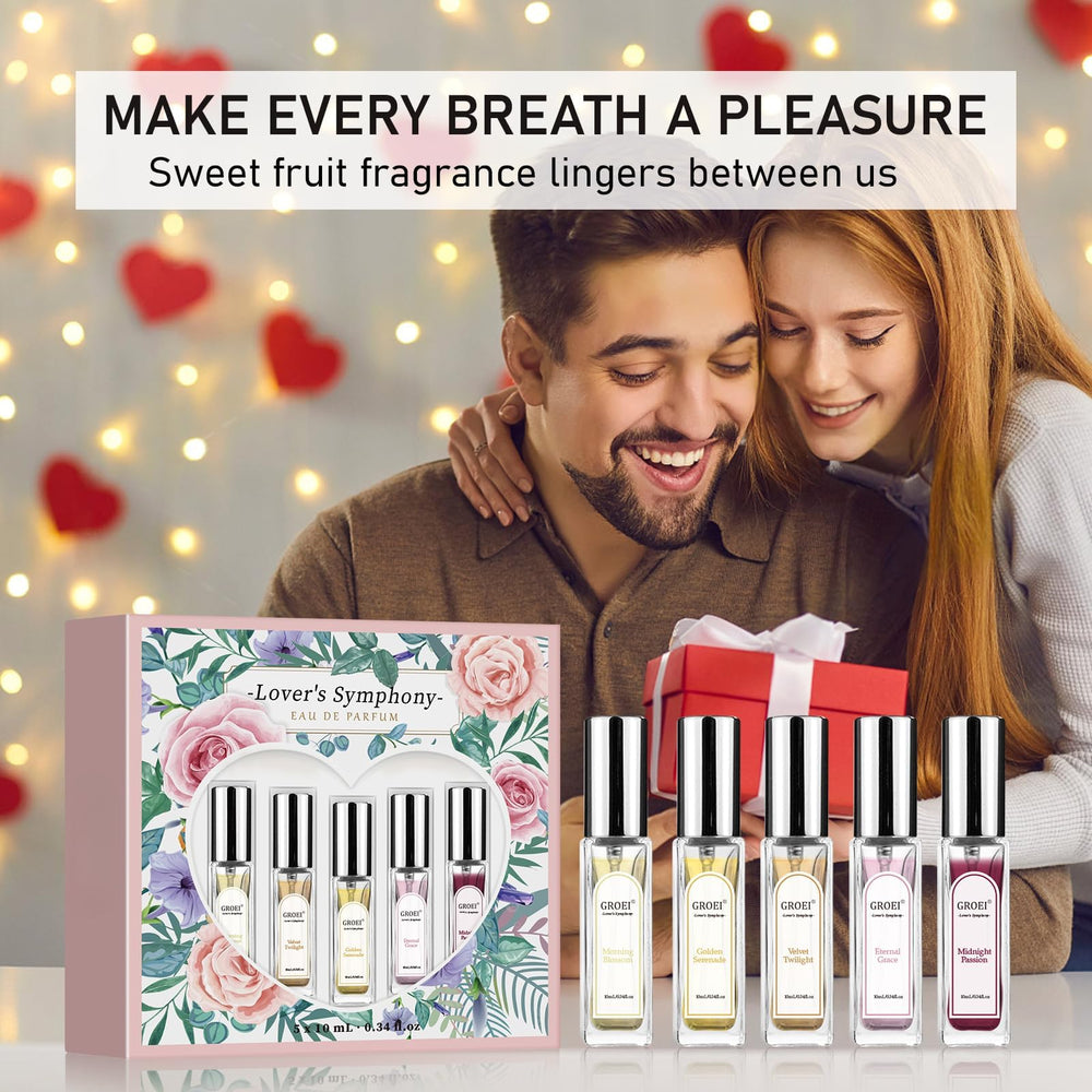 5Pcs Perfume Sample: light, easy-to-wear scents suitable for everyday occasions