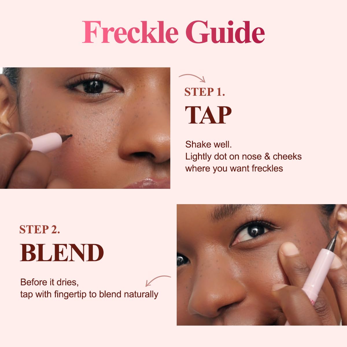 Peripera Freckle Pen fits in a busy daily makeup routine