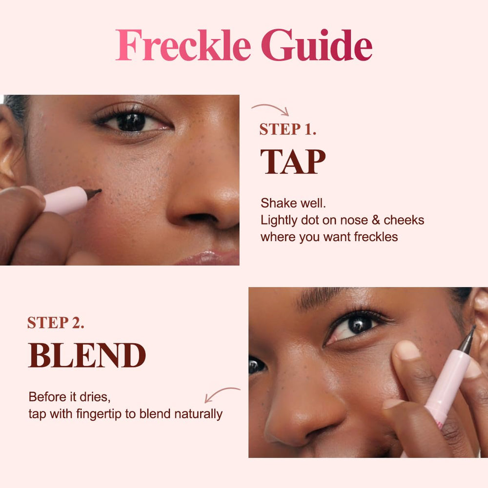 Peripera Freckle Pen fits in a busy daily makeup routine
