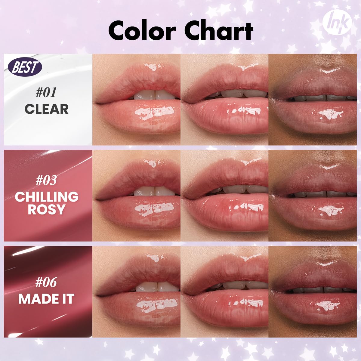 Peripera Ink Glasting 4XL wand delivers even, smooth color application.