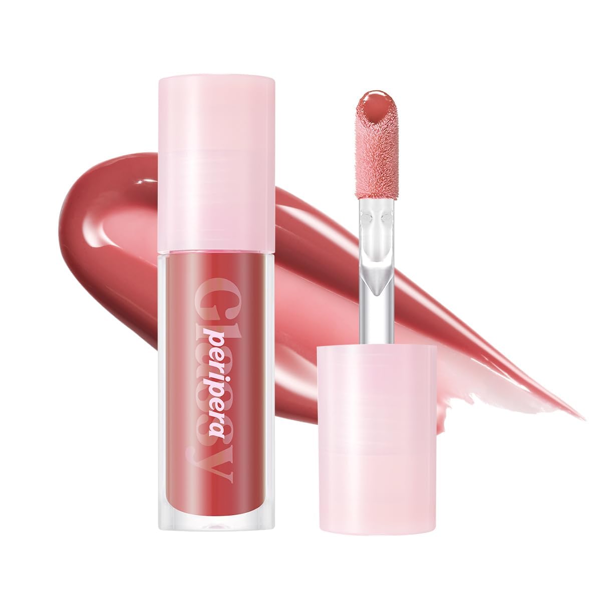 Peripera Ink Glasting Lip Gloss with 4XL wand for easy, precise application on glassy lips