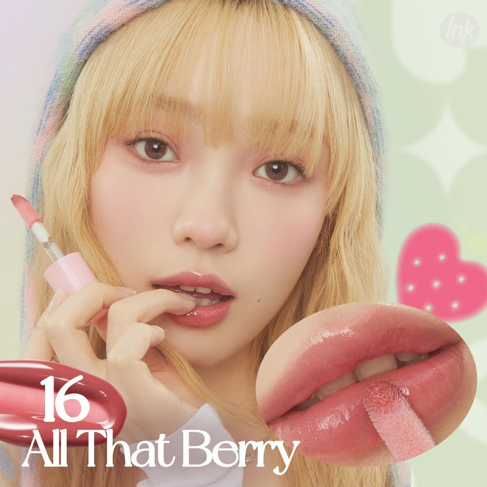 Peripera Ink Glasting Lip Gloss helps lips look fuller with glassy radiance